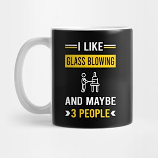 3 People Glass Blowing Blower Glassblowing Glassblower Glassmith Gaffer Mug